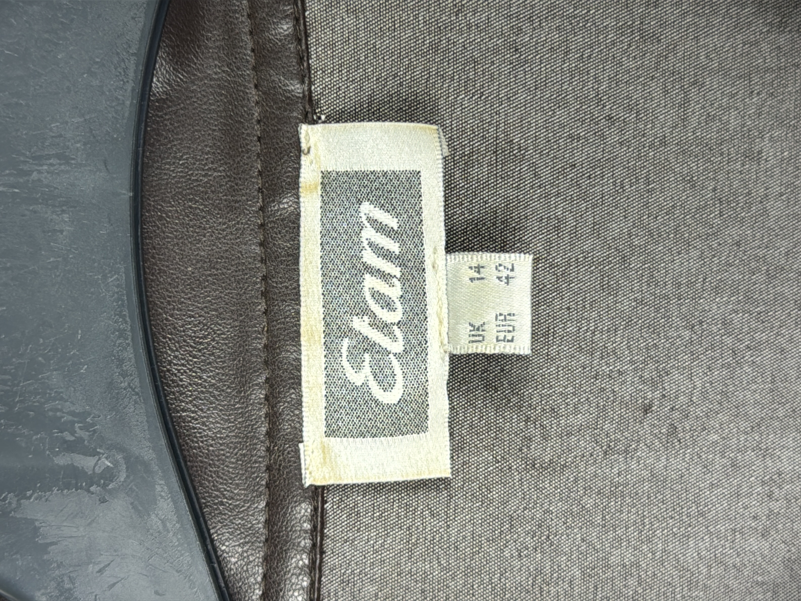 Veste Etam marron effet cuir XL 🧥 - Photo 2