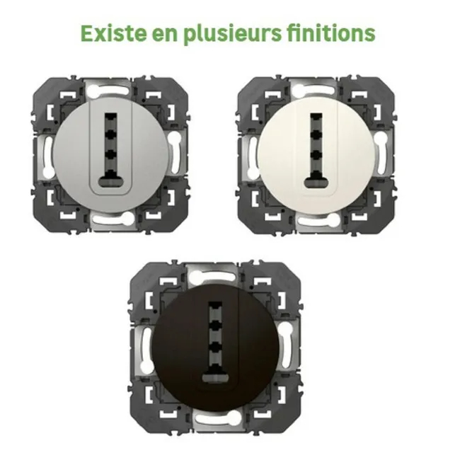 Prise téléphone, à assembler, LEGRAND Dooxie, aluminium - Photo 1