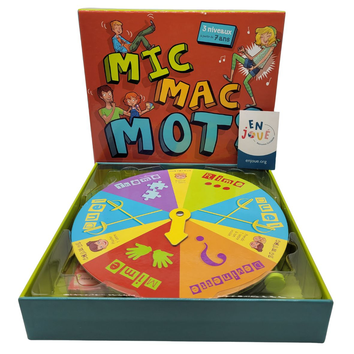 Voir photo 2 de Jeu de société - Mic Mac Mots - Oxbul - À partir de 7 ans. Jeu de société - Mic Mac Mots - Oxbul - À partir de 7 ans. Bon état - Vue 2 -