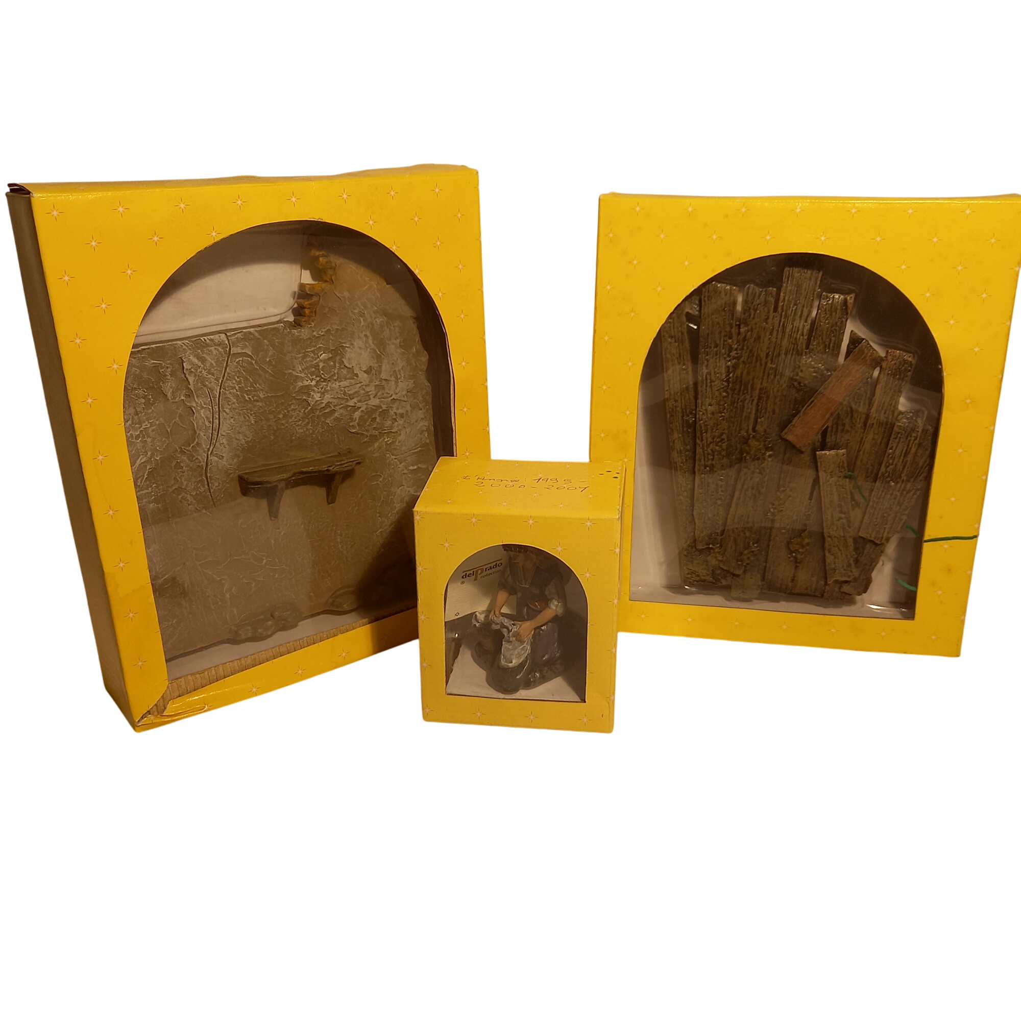 Lot de 3 Figurines de Crèche DelPrado Bon état -  reconditionné disponible sur Label Emmaüs