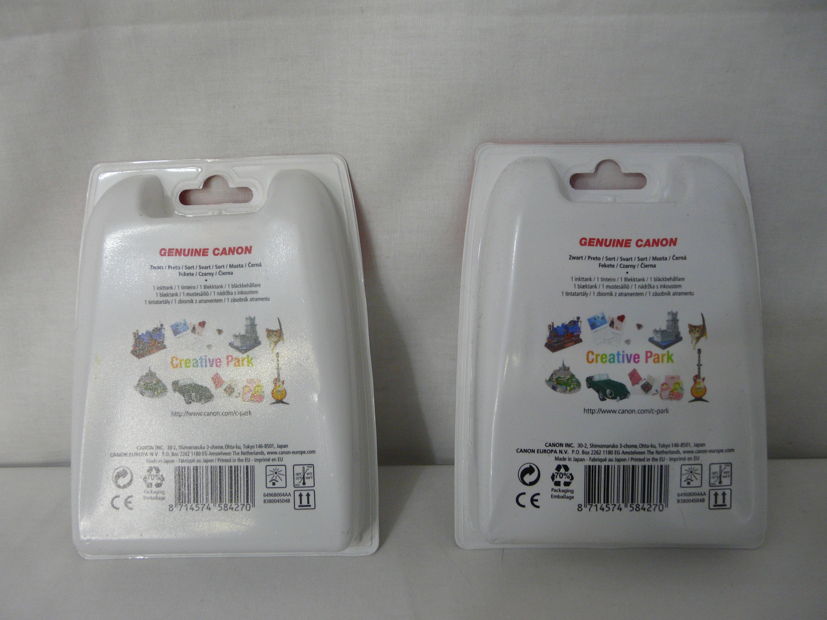 LOT2 - Lot de cartouches d'encre pour imprimante 550 PGBK - Canon - Photo 1