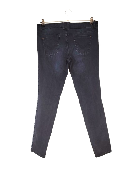 NAF NAF pantalon jeans y2k coupe droite pour femmes - Taille 42/XL - Photo 3
