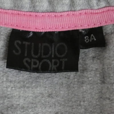 T-shirt gris imprimé écritures - Fille - Studio sport - Taille 8 ans - Photo 3