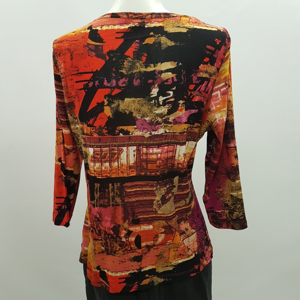 Top multicolore - CHRISTINE LAURE - Taille 4 - Photo 2