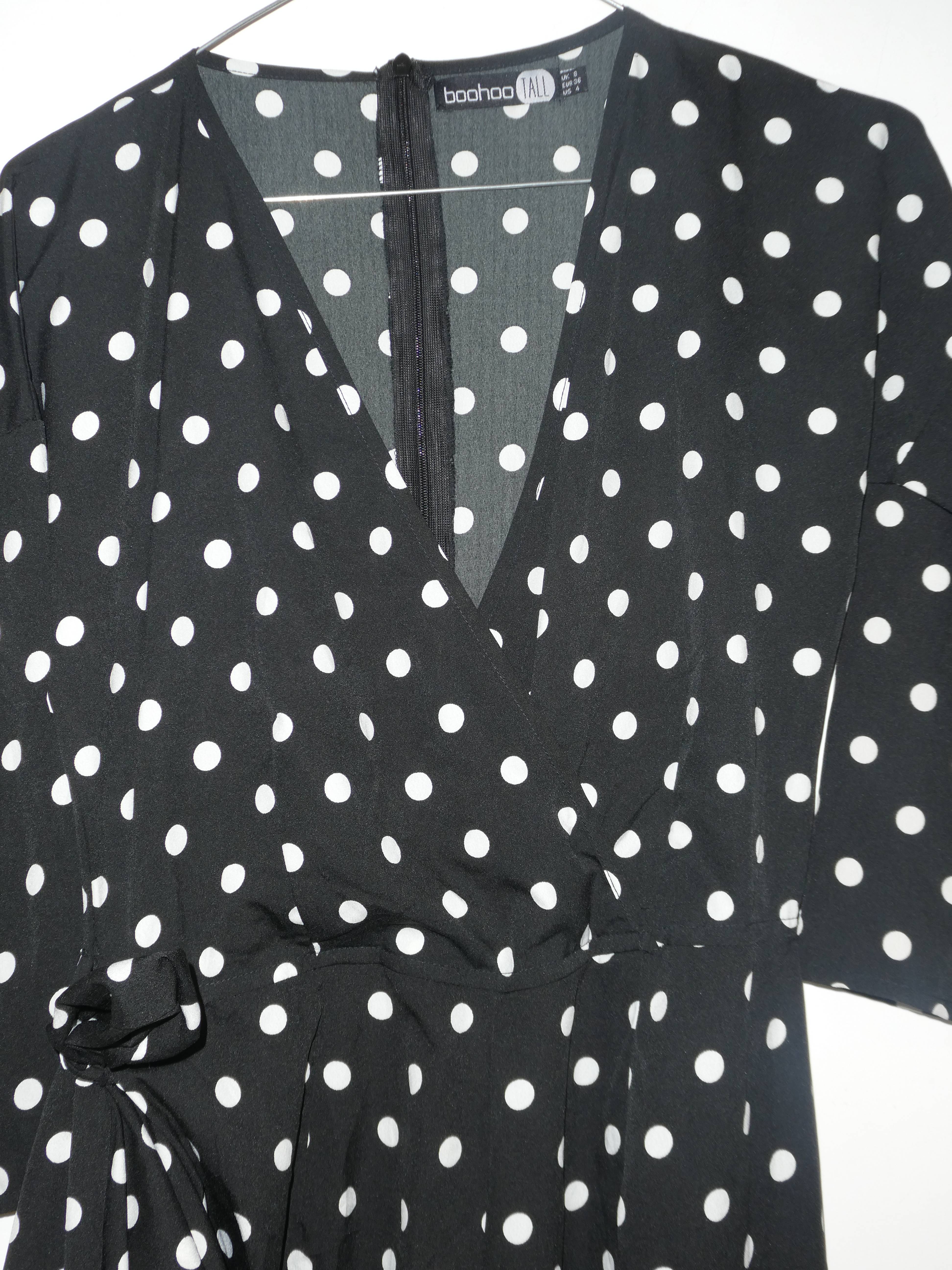 Boohoo Tall combinaison manches semi longues à col cache-cœur - Taille S/36 - Photo 2