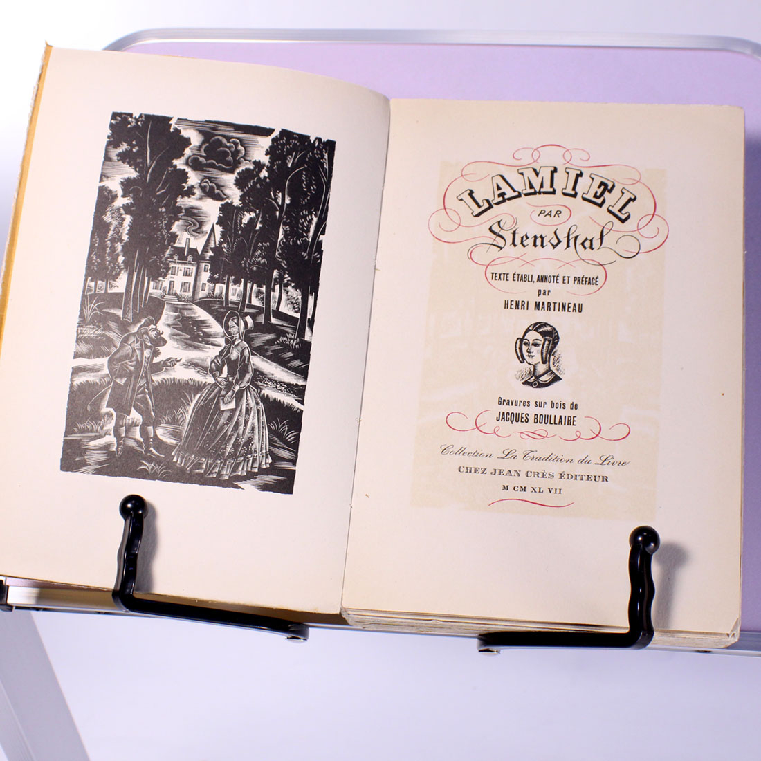 Lamiel par Stendhal, la tradition du livre 1947 - Photo 2