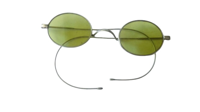 Lunettes vintage style années 1920 et son étui - Photo 0