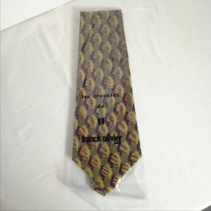 Cravate marque Franck olivier paris - 100% soie italienne - Comme neuf - Photo 2