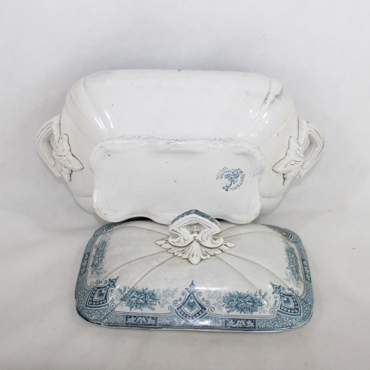 Soupière à Décor Floral Jahre 100 Porcelaine Bareuther Waldsassen Bavaria 197992
