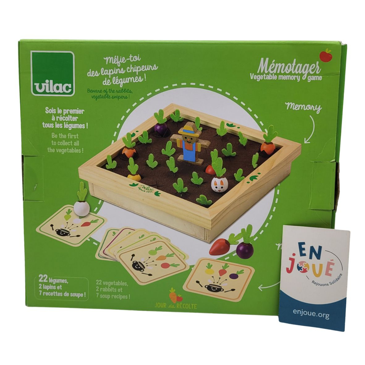 Voir photo 3 de Jeu de société - Mémotager - Vilac - À partir de 3 ans. Jeu de société - Mémotager - Vilac - À partir de 3 ans. - Vue 3 -