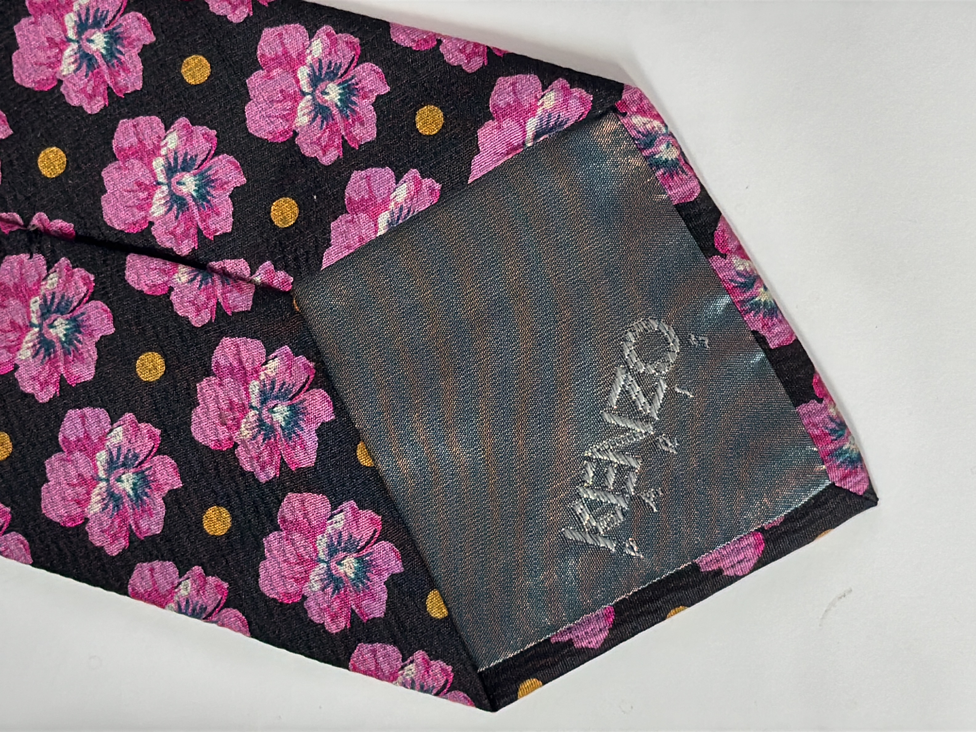 Cravate Kenzo noire à fleurs 🌸 - Photo 3