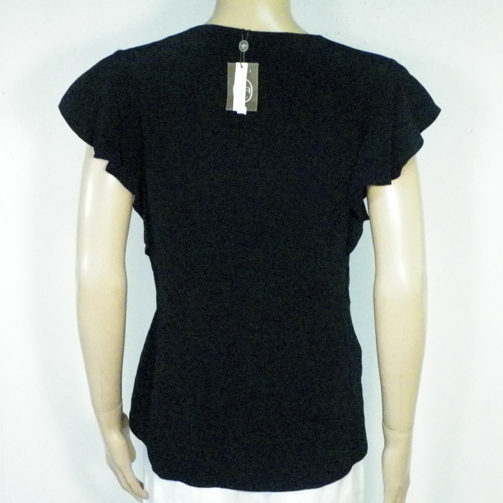 T-Shirt Femme Noir UN JOUR AILLEURS T0. Comme neuf - Vue 2 - 