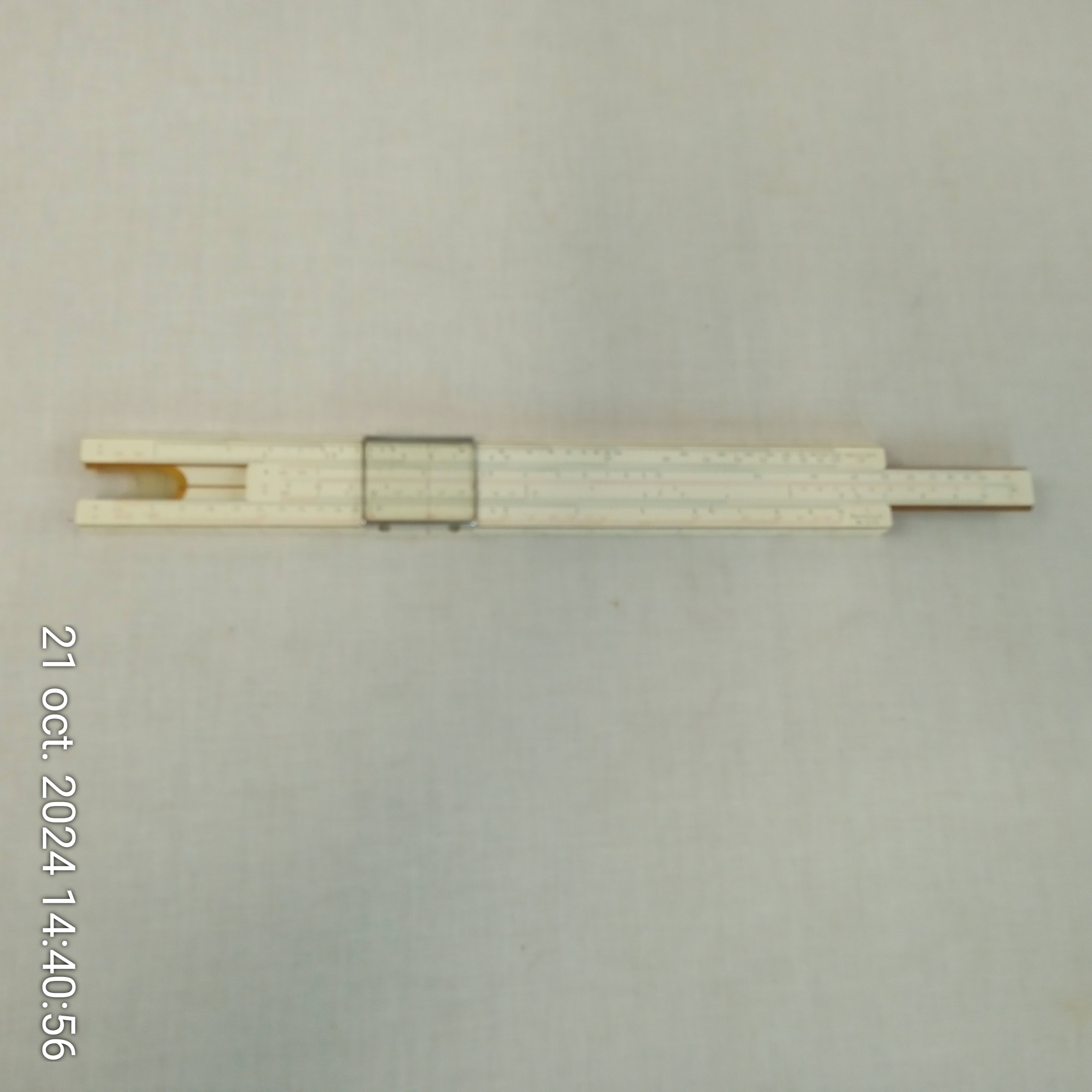 Ancienne règle à calculer NESTLER Darmstadt Nr 0210 avec son étui d'origine - Bon état - Photo 5