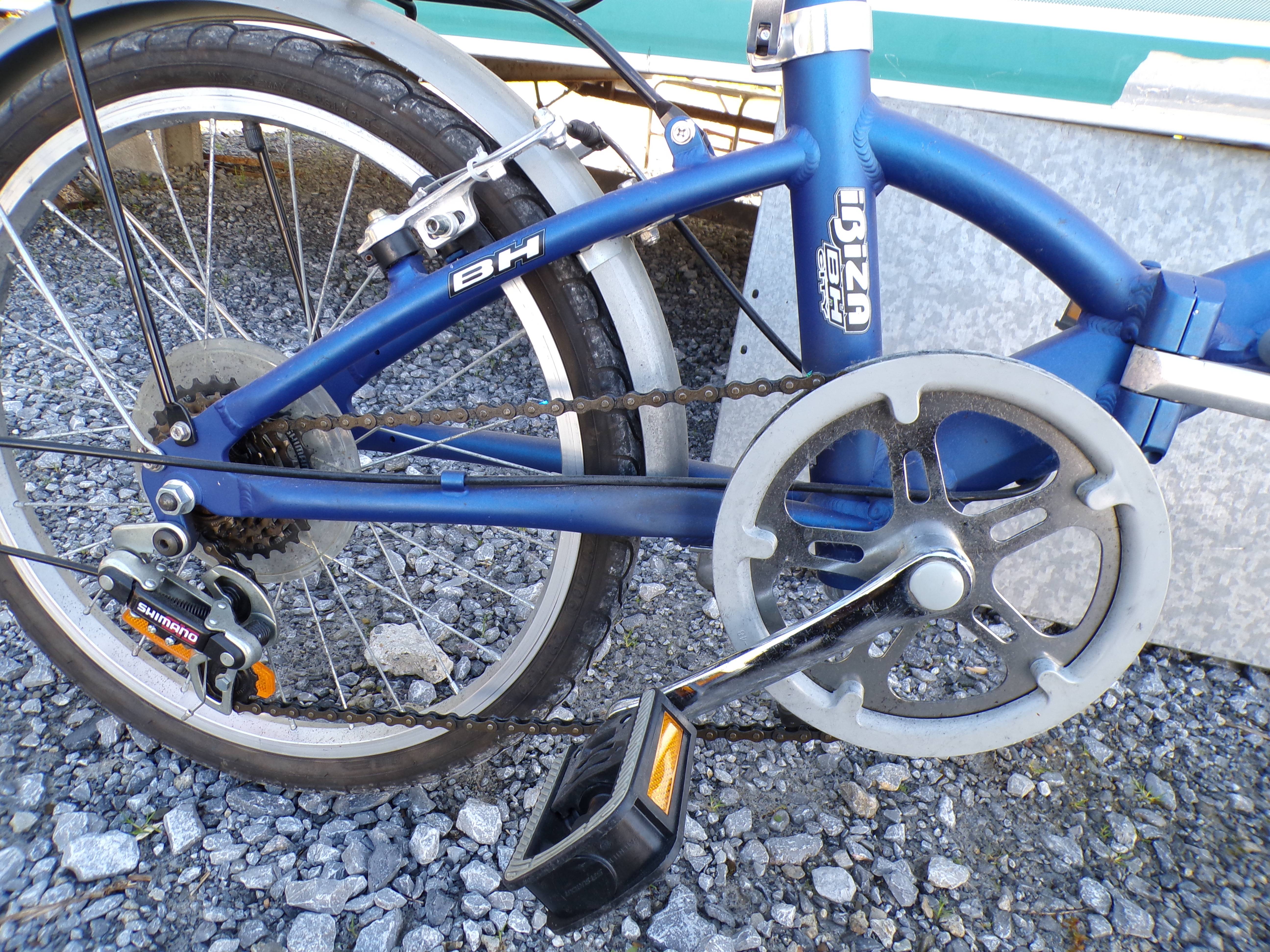 Voir photo 9 de Vélo pliant adulte bleu Ibiza Vélo pliant adulte bleu Ibiza Comme neuf - Vue 9 -