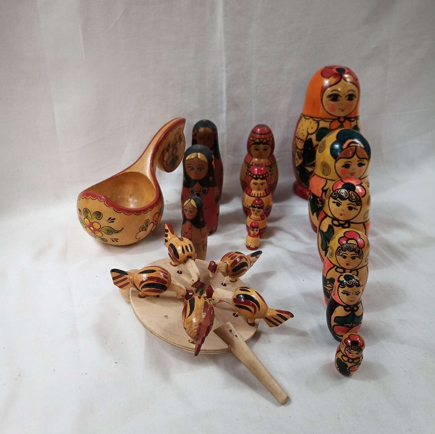 Lot de jouets en bois russes - Photo 1