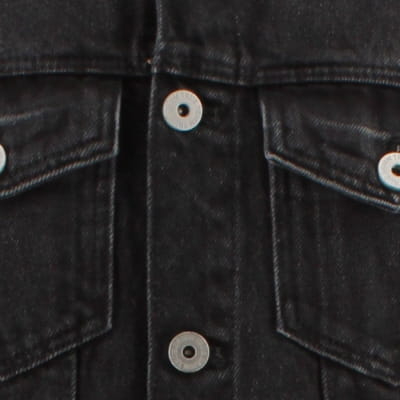 Veste en jean noir - Homme - TEX Outerwear - Taille S Très bon état - Vue 3 - 