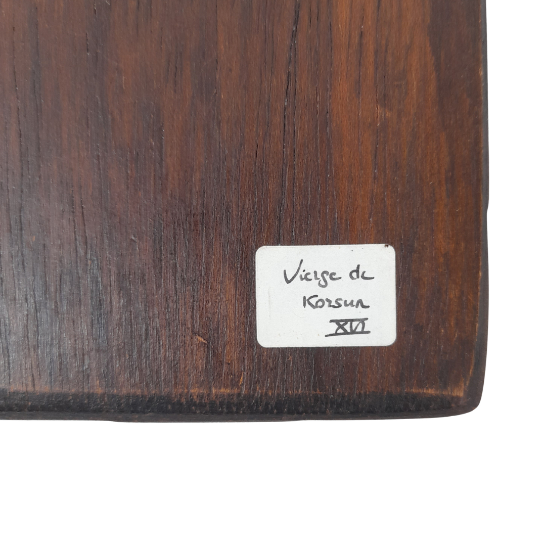 Icône Religieuse sur Bois – Vierge de Korsoun - Atelier d'Icônes de Saint-Cézaire Bon état - Vue 6 - 