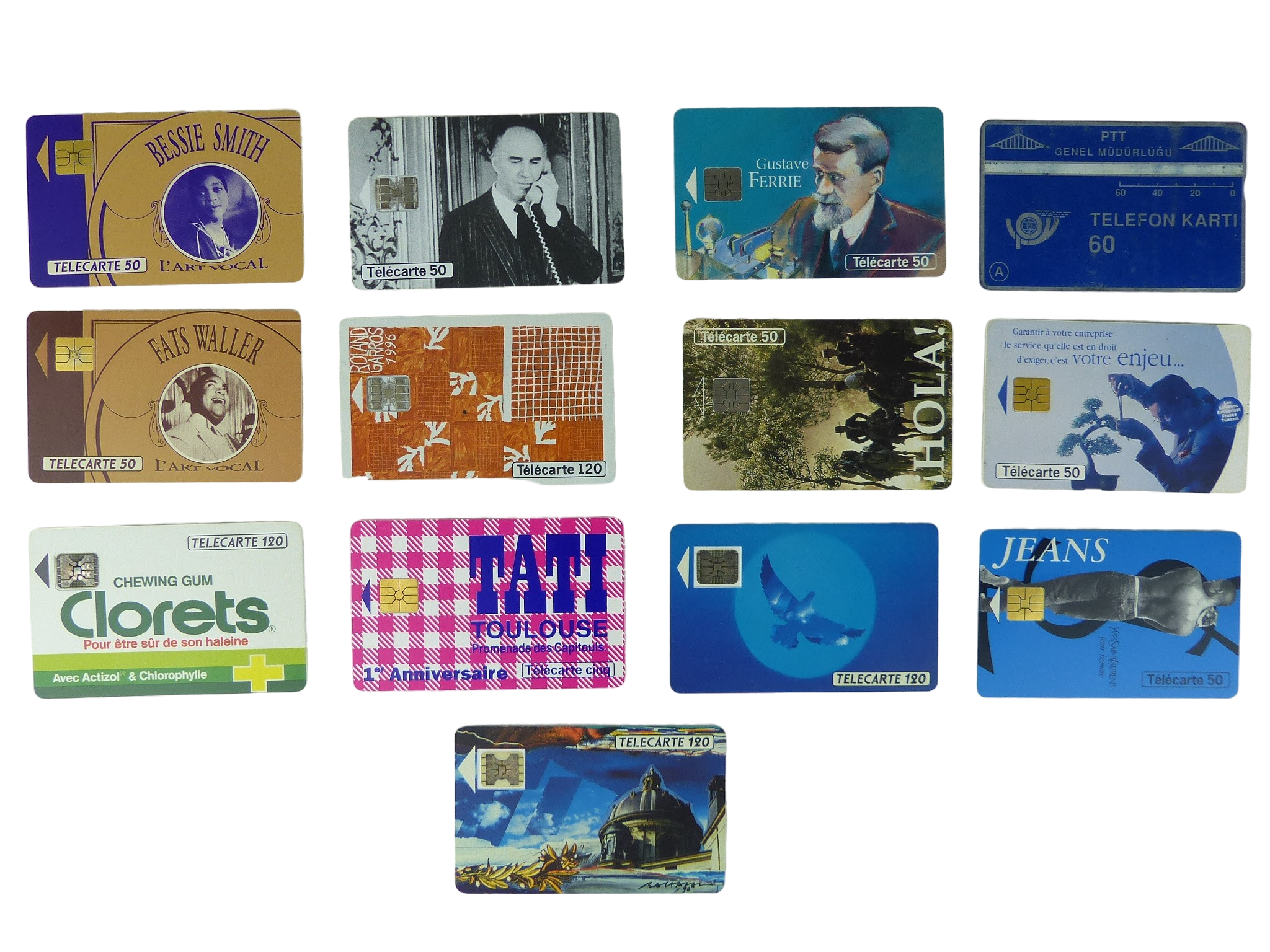Collection de 155 cartes téléphoniques, exemplaires rares, prix cassé - Bon état sur Label Emmaüs
