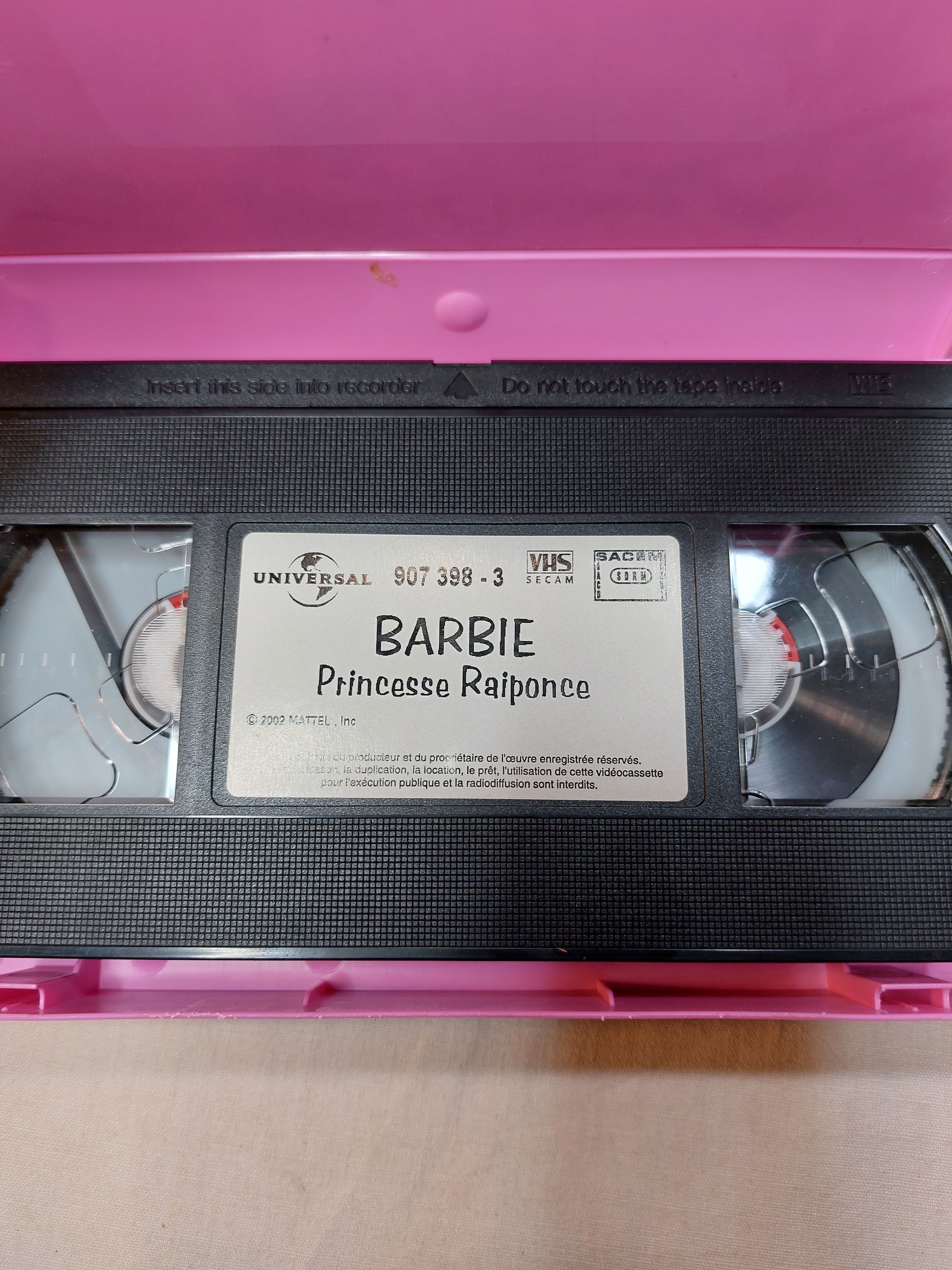 Cassette Barbie princesse Raiponce Très bon état - Vue 2 - 