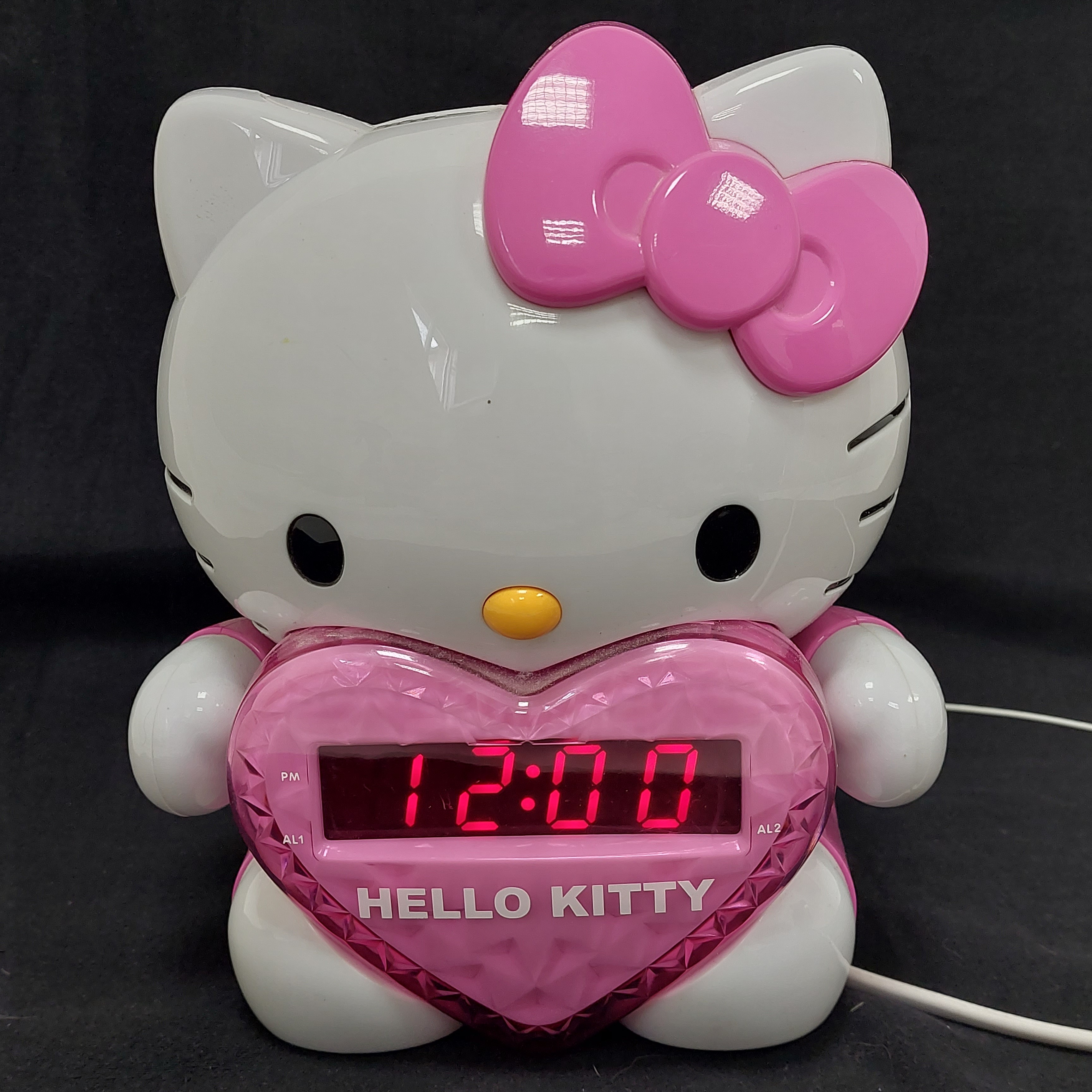 Radio réveil- Hello Kitty - projection murale de l'heure - Sanrio - 2013 Très bon état - Vue 2 - 