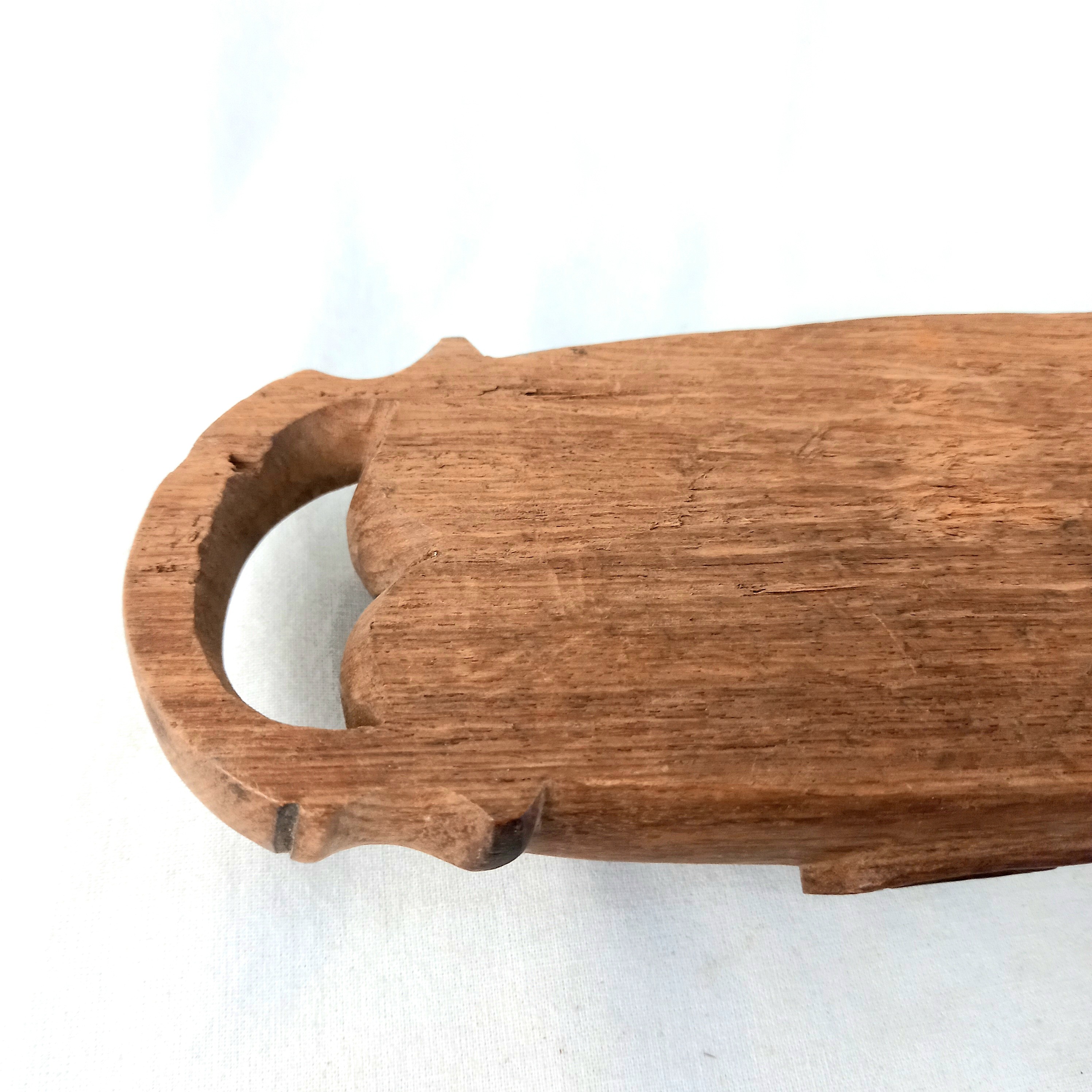 Statuette de masque Africain en bois sculpté - Photo 7