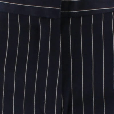 Pantalon bleu foncé à rayures blanches - femme - taille XL - Photo 3