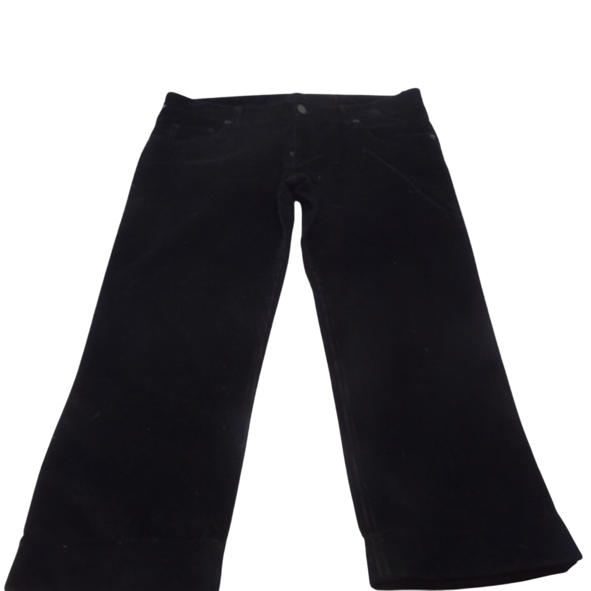 Pantalon femme en velours noir PRADA. TAILLE 42 Bon état -  reconditionné disponible sur Label Emmaüs