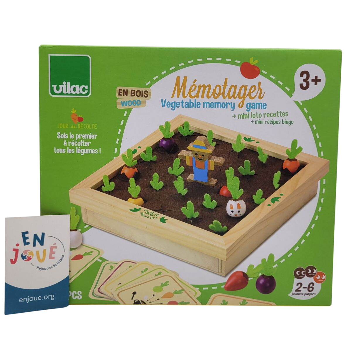 Acheter Jeu de société - Mémotager - Vilac - À partir de 3 ans. - 15,00 € Jeu de société - Mémotager - Vilac - À partir de 3 ans. - reconditionné disponible sur Label Emmaüs