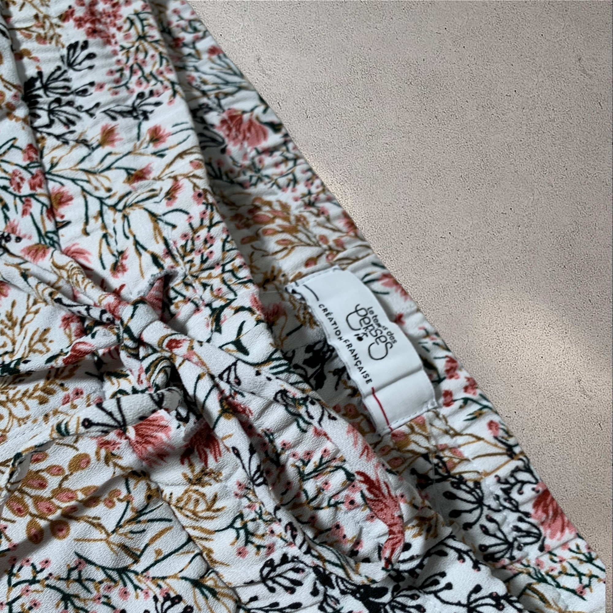 Pantalon fluide fleuri - le Temps des Cerises- Taille M - Photo 3
