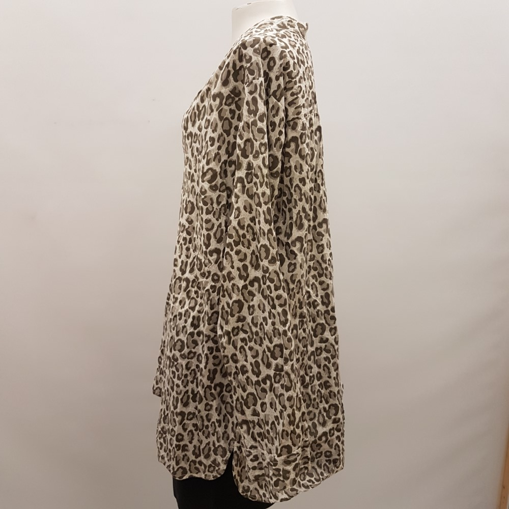 Blouse imprimé animal - BLEU BONHEUR - Taille 50 - Photo 1