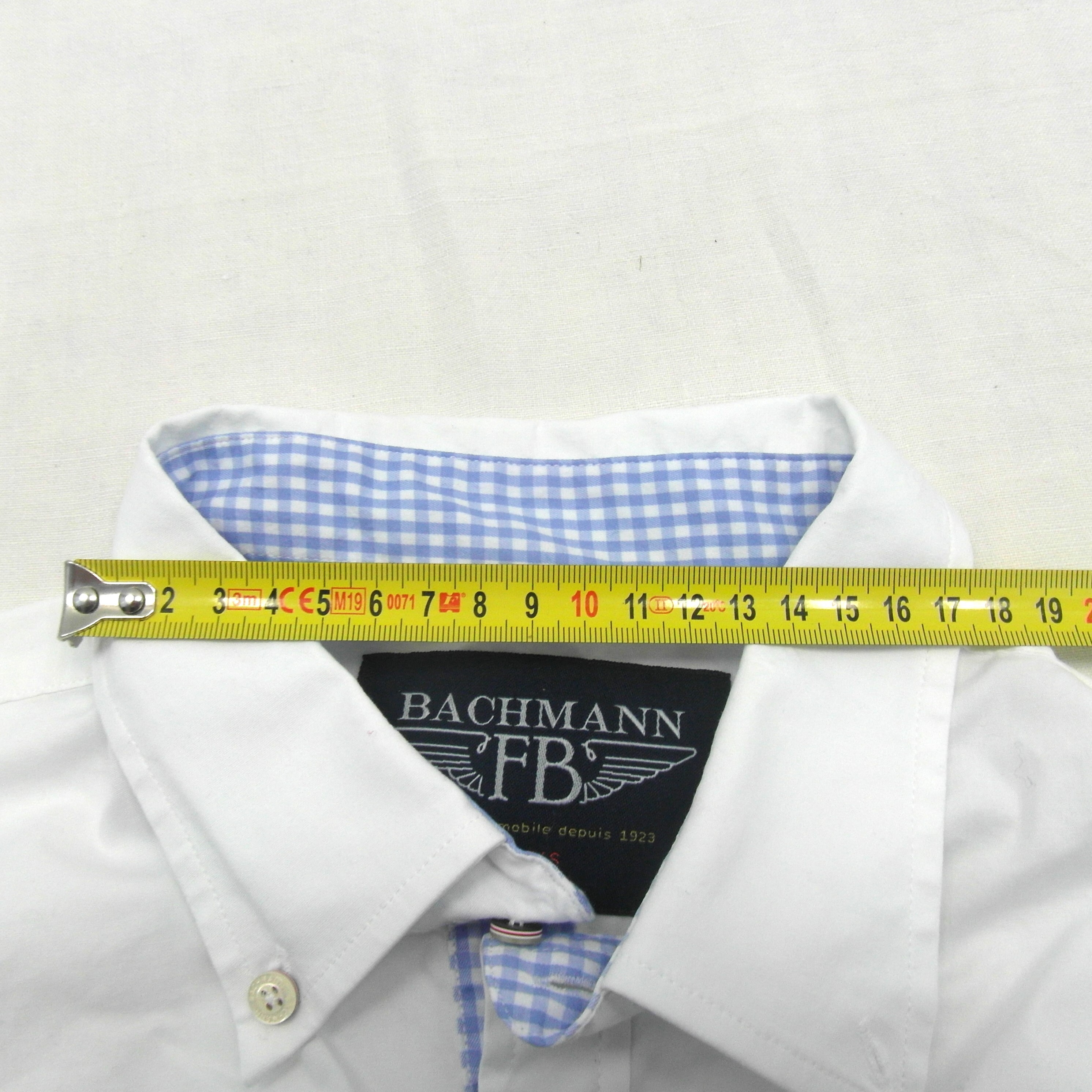 Chemise blanche Bachmann taille L - Photo 8