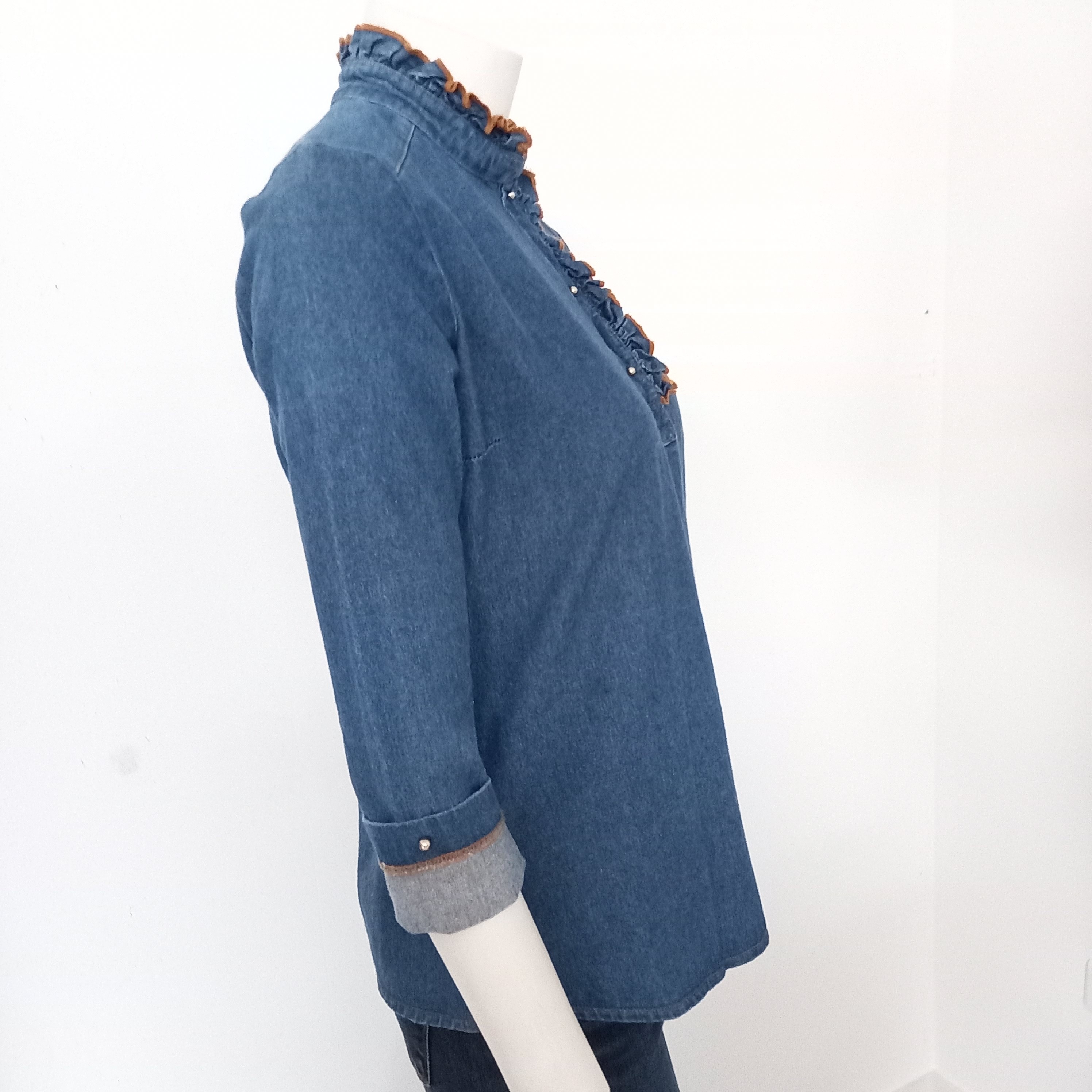 Haut (tunique ) bleu en Jeans Roseanna Taille 36 Bon état - Vue 3 - 