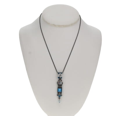 Collier pendentif et gris - Label Emmaus - Modalova