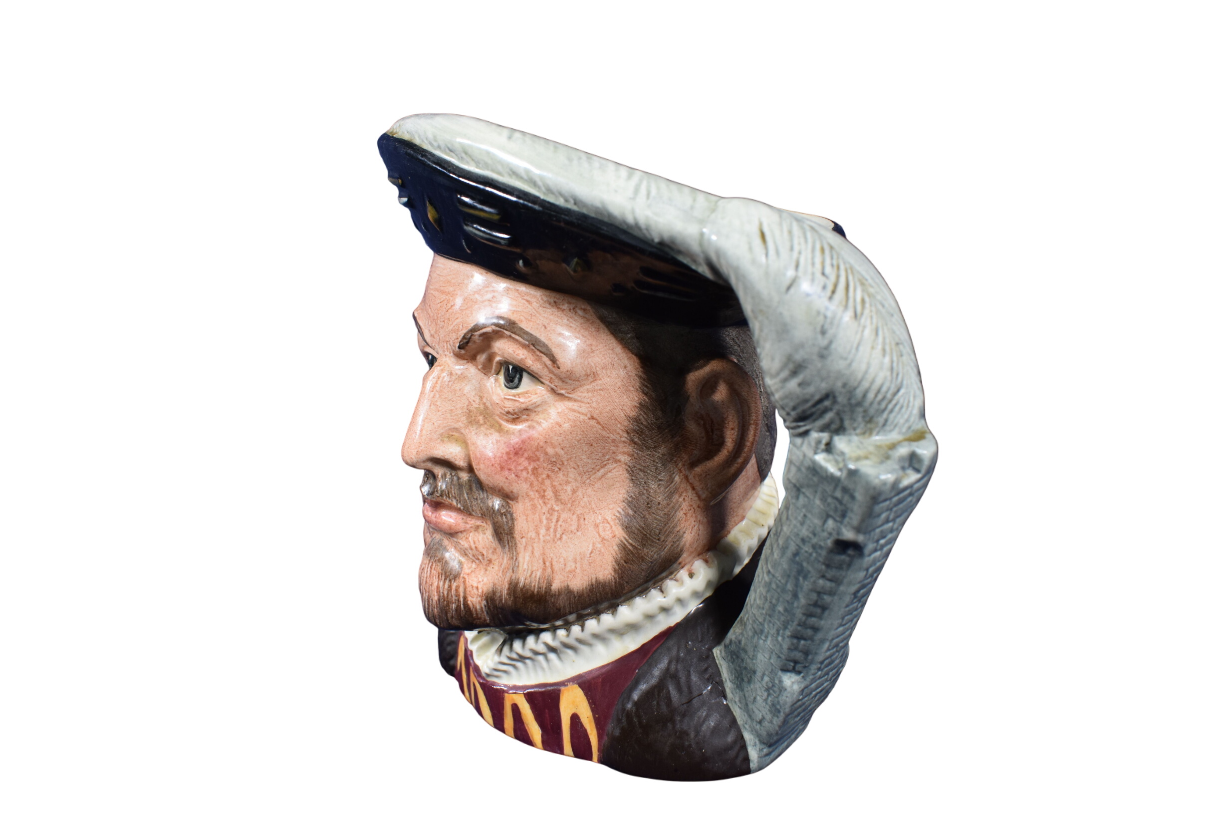 Chope-pichet " vintage " Henri VIII, Royal Doulton Angleterre hauteur 17 et diamètre 19 cm - Bon état sur Label Emmaüs