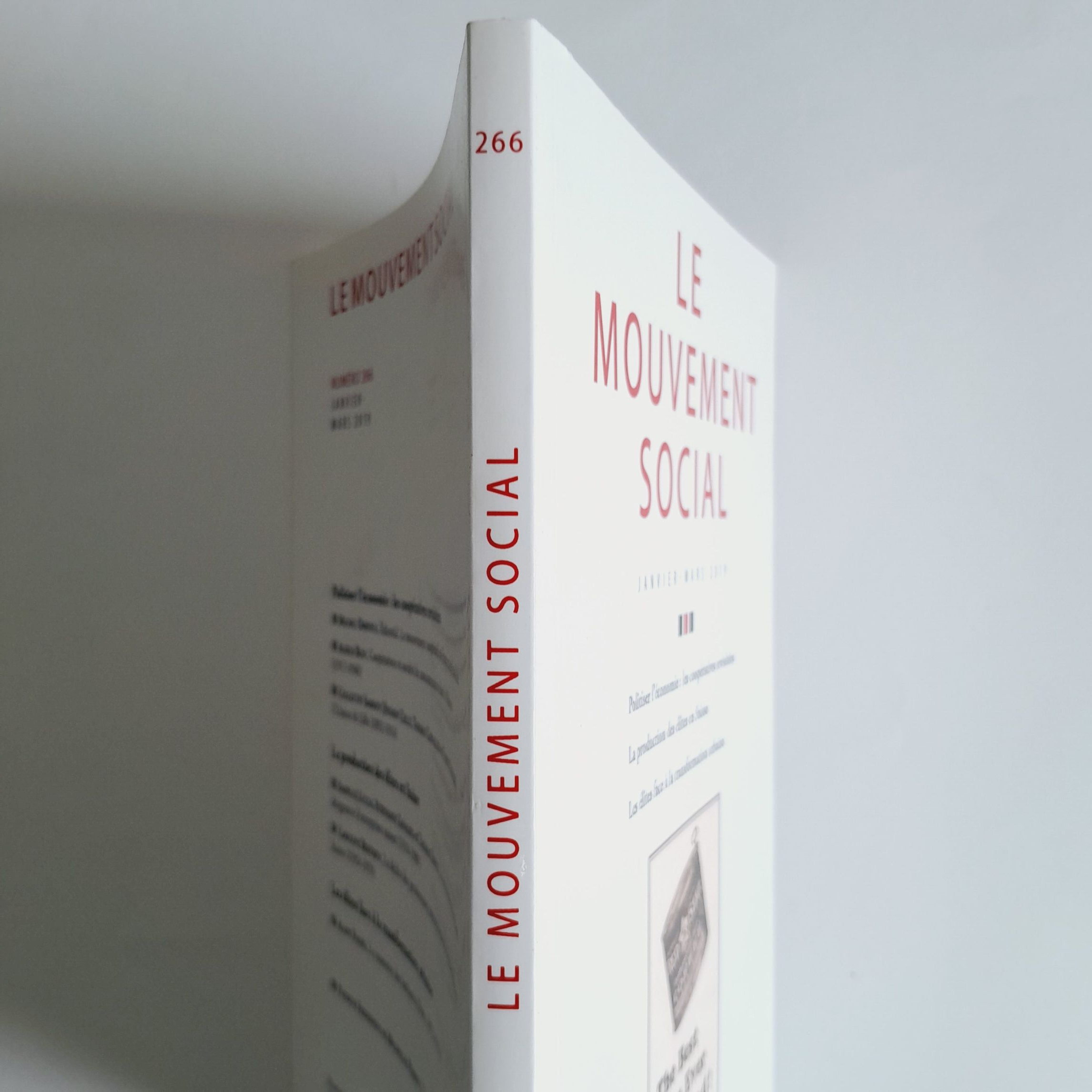 Le mouvement social, Janvier - Mars 2019, N° 266 - Photo 3