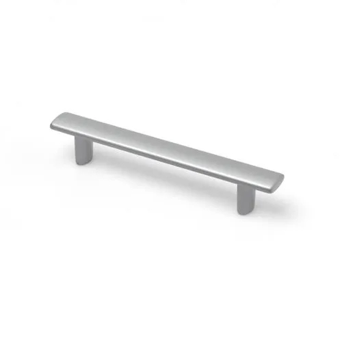 Poignée de meuble, zamak argent chromé, entraxe 96 mm - Photo 1
