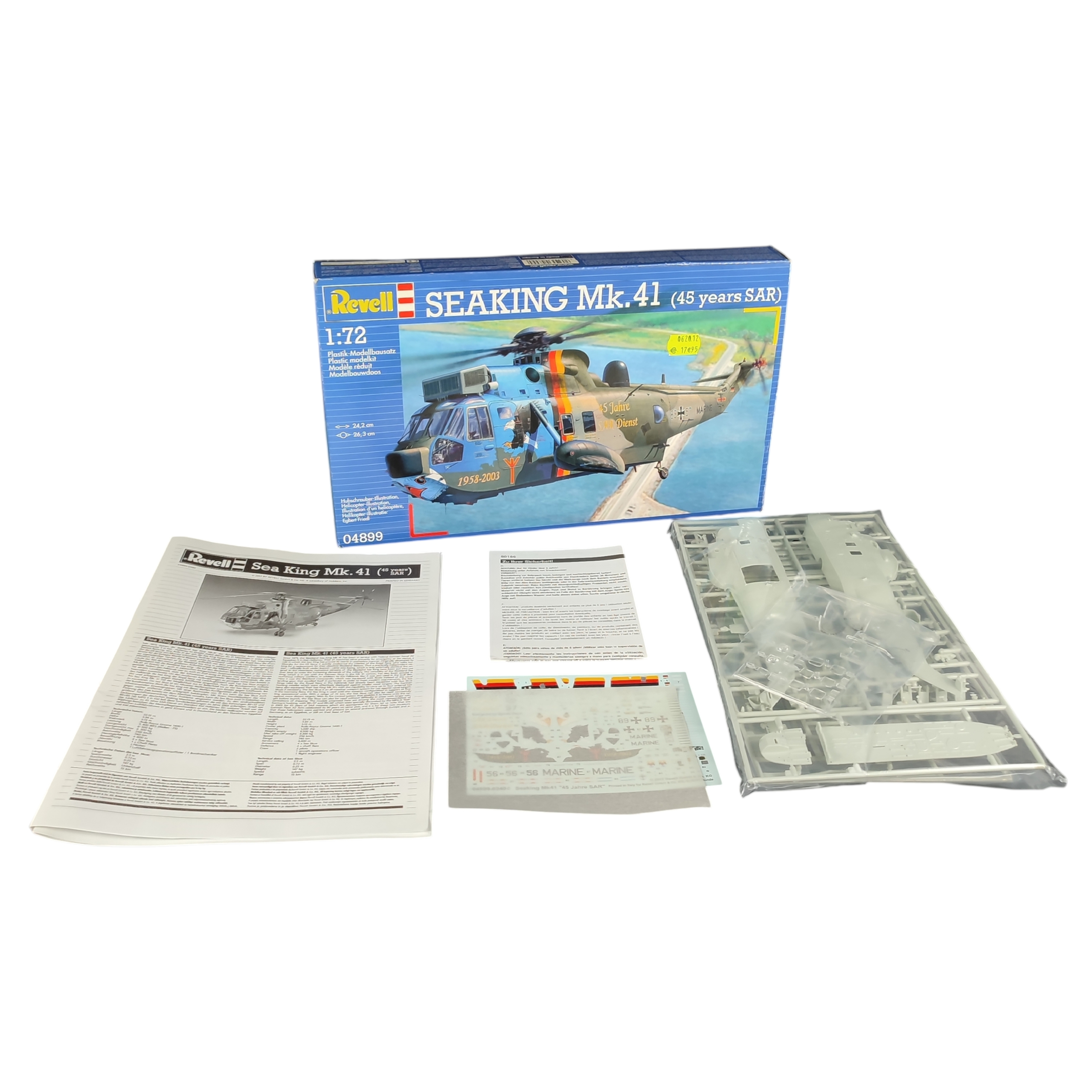 Acheter Maquette hélicoptère 1/72 Revell, modèle "Sea King Mk.41" Complet - 14,40 € Maquette hélicoptère 1/72 Revell, modèle "Sea King Mk.41" Complet - reconditionné disponible sur Label Emmaüs