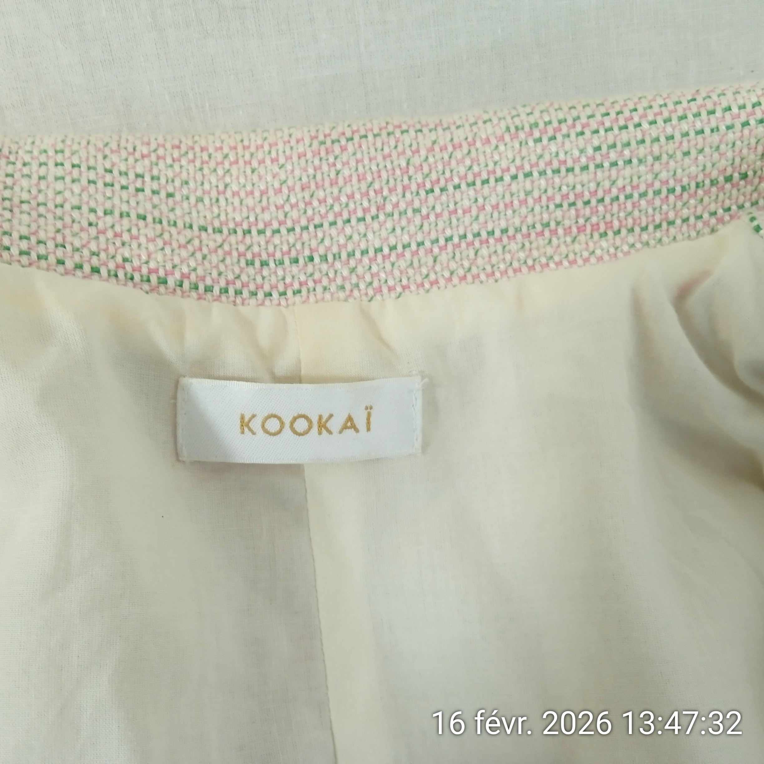 Veste KOOKAI Taiile 40 Très bon état - Vue 5 - 