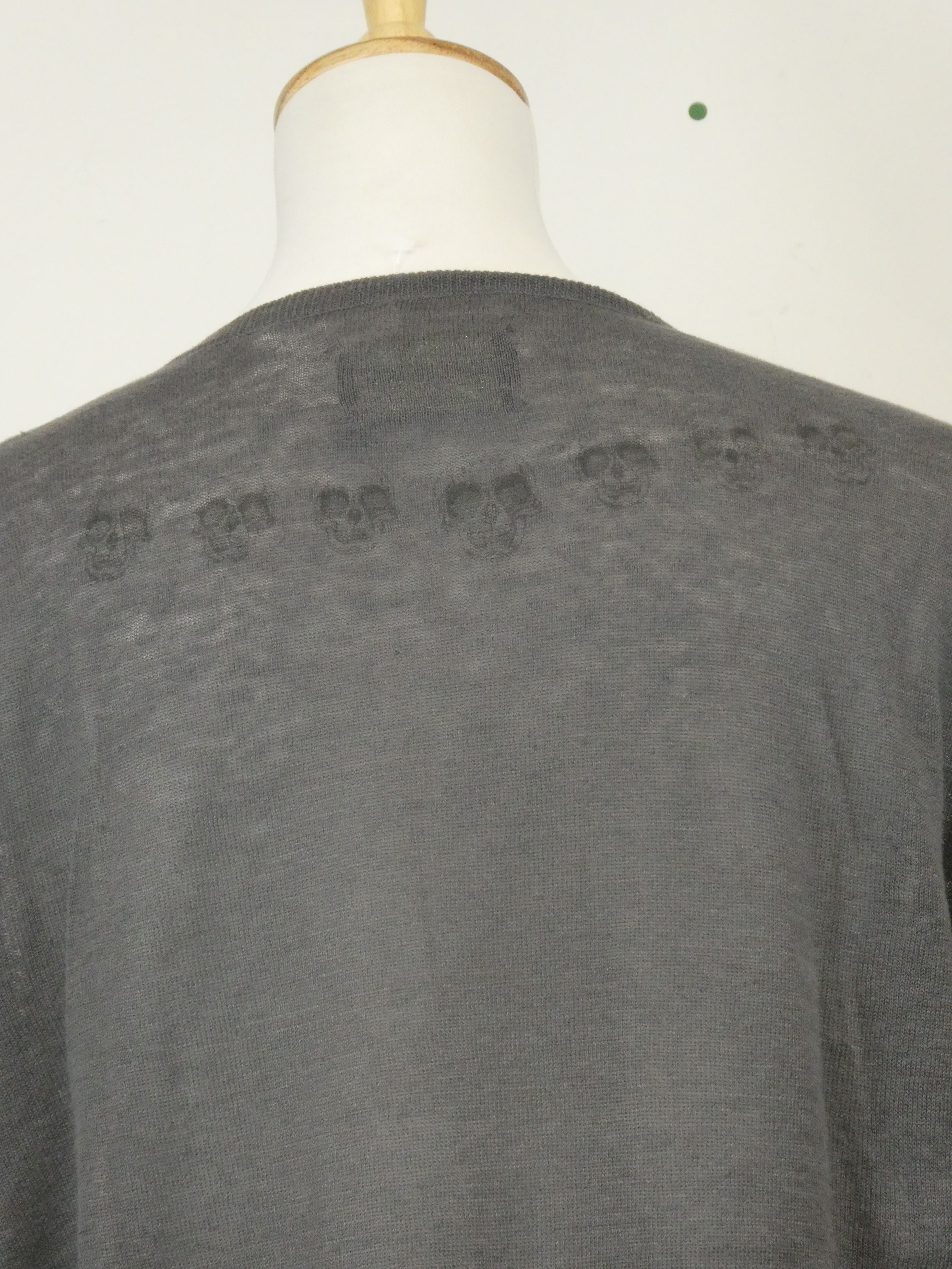 Zadig & Voltaire pull fin boutonné manches longues en lin - Taille S - Photo 10