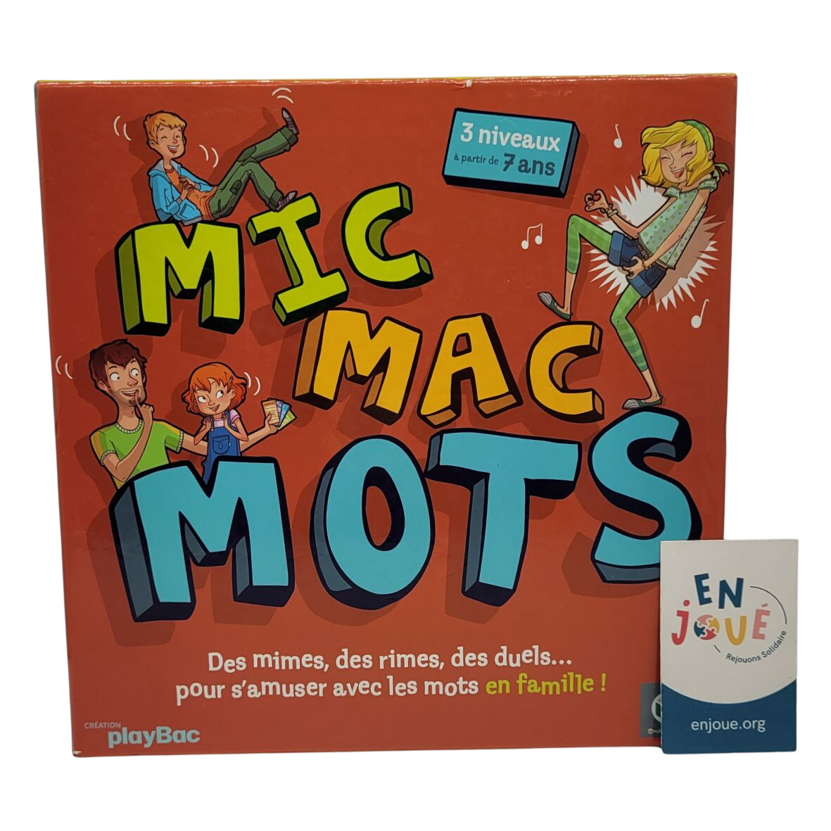 Acheter Jeu de société - Mic Mac Mots - Oxbul - À partir de 7 ans. Bon état - 14,00 € Jeu de société - Mic Mac Mots - Oxbul - À partir de 7 ans. Bon état - reconditionné disponible sur Label Emmaüs