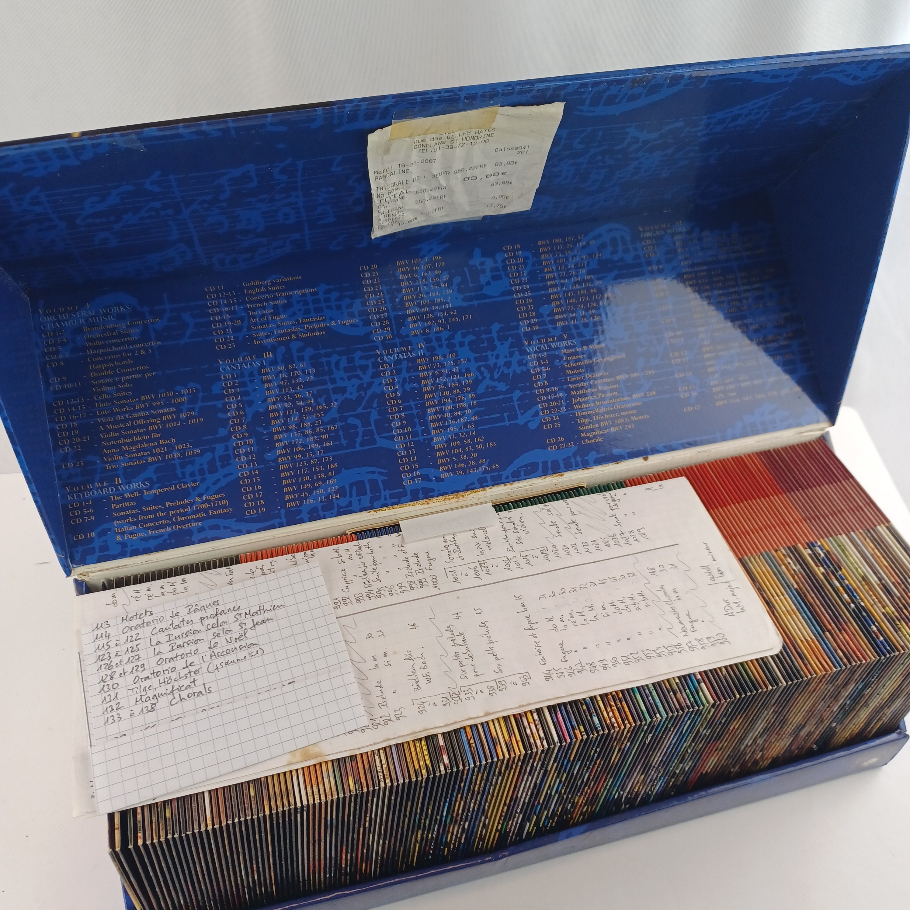 Boite de Brillant Classics de 155 CD box Bach Edition l'oeuvre intégrale de 2007  - Vue 10 - 