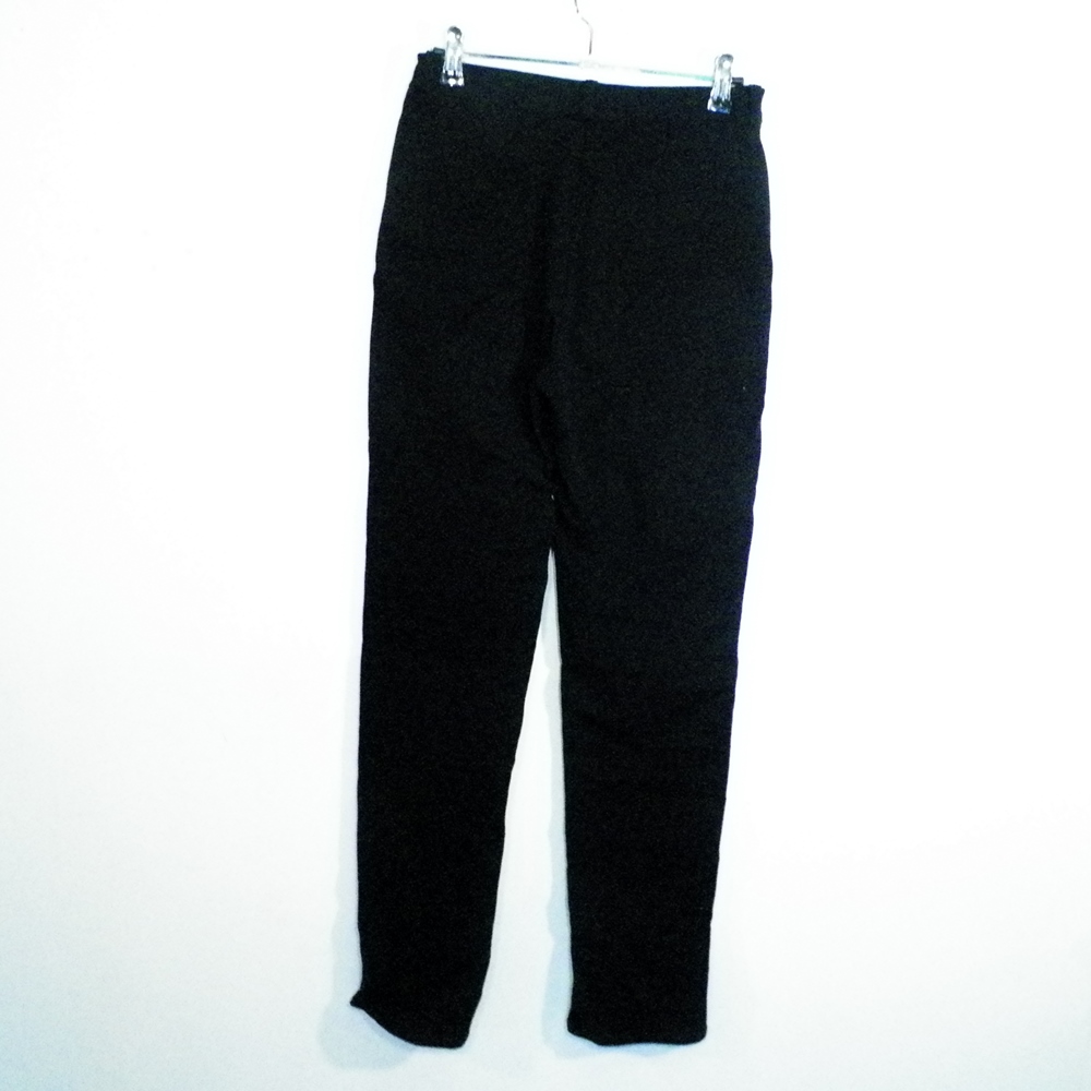 Pantalon Femme En Cuir Noir ABSOLU Taille Estimée 34. Bon état - Vue 2 - 