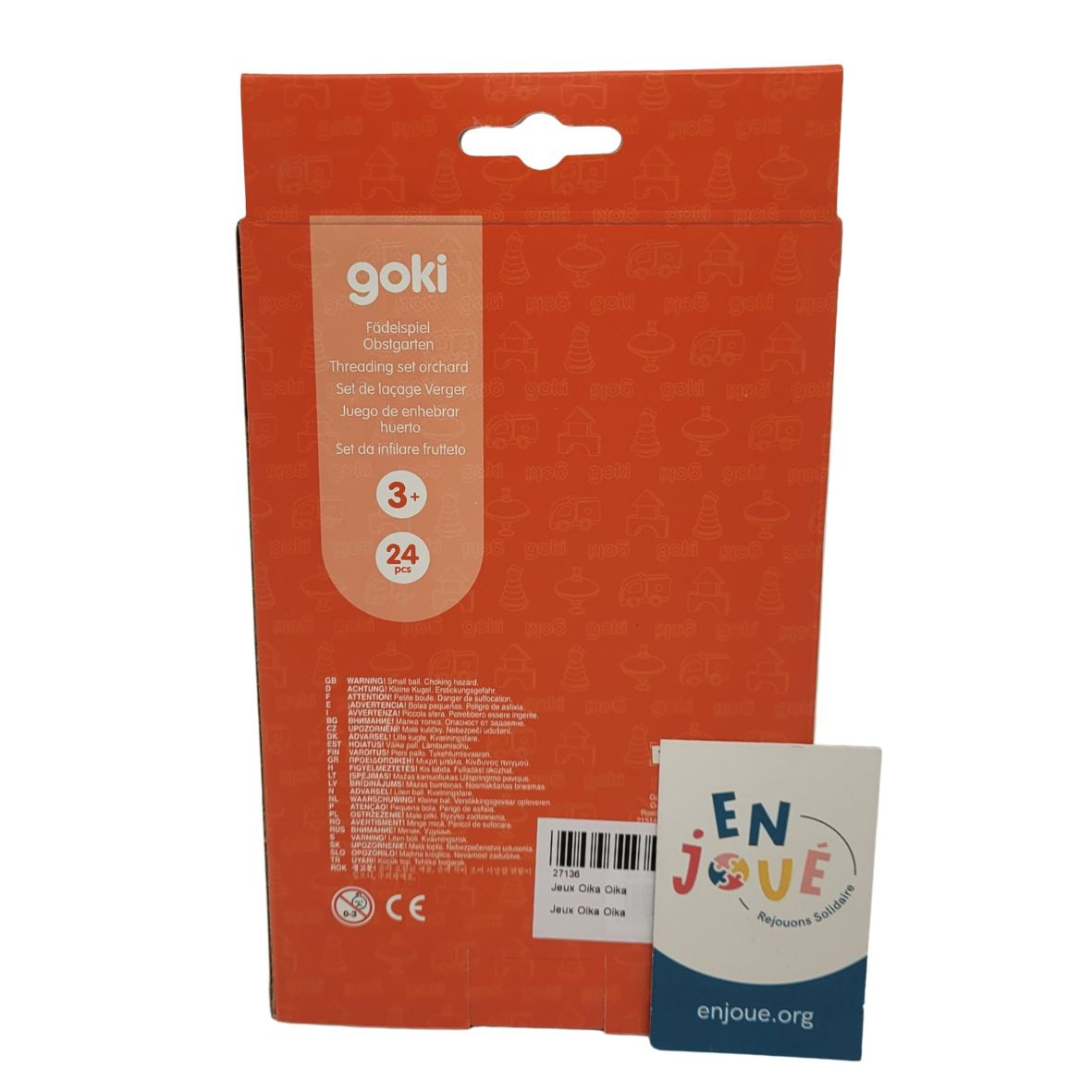 Jouet en bois - Set de lançage Verger - Goki - À partir de 3 ans.  - Vue 2 - 