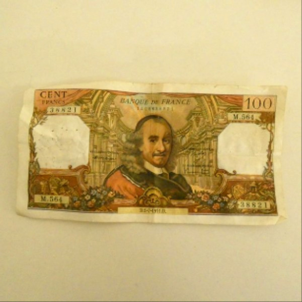 Voir photo 3 de Lot de 3 billets 100 Francs Corneille (1971-1973-1974) Lot de 3 billets 100 Francs Corneille (1971-1973-1974) Bon état - Vue 3 -