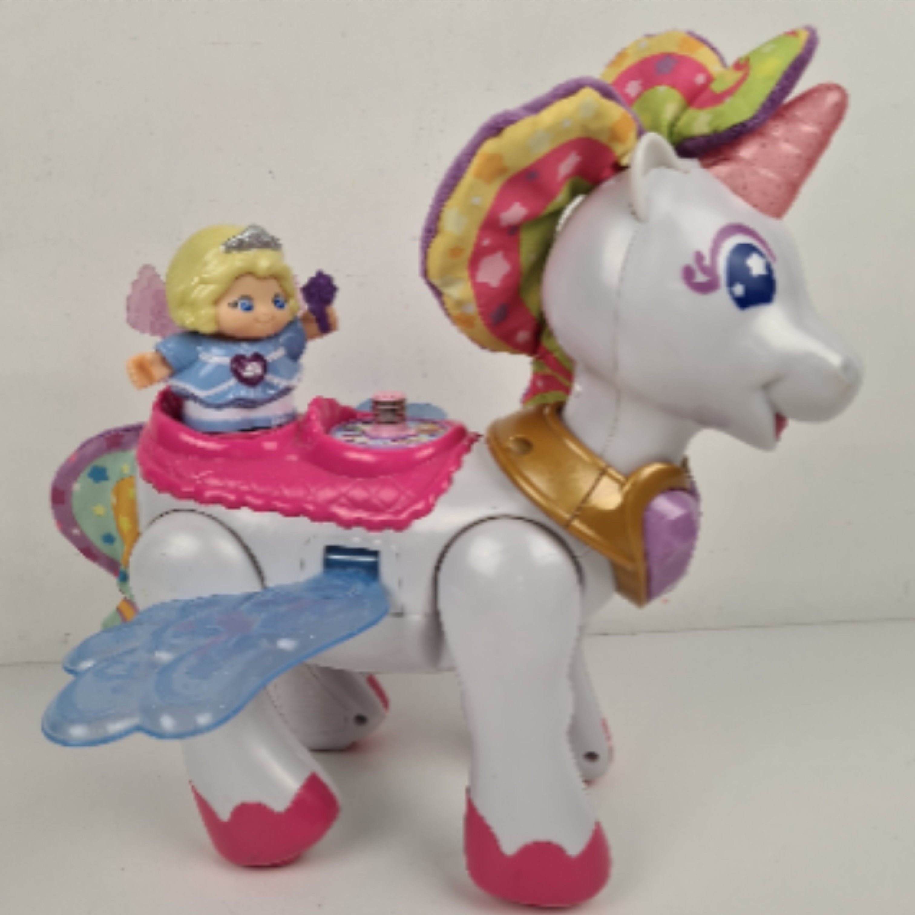 Figurine - Azalée la licorne et la princesse Chloé - Tut Tut Copains - Vtech - 35 cm - Photo 3