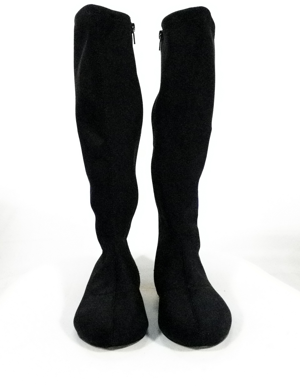 Botte Femme Noir BATA T 35. Bon état - Vue 2 - 