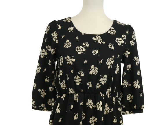 Pattern robe blouson coupe A-line à motif fleuri - Taille S - Photo 10