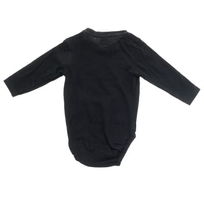 Body noir imprimé et écriture - bébé - H&M - taille 6 mois - Photo 1