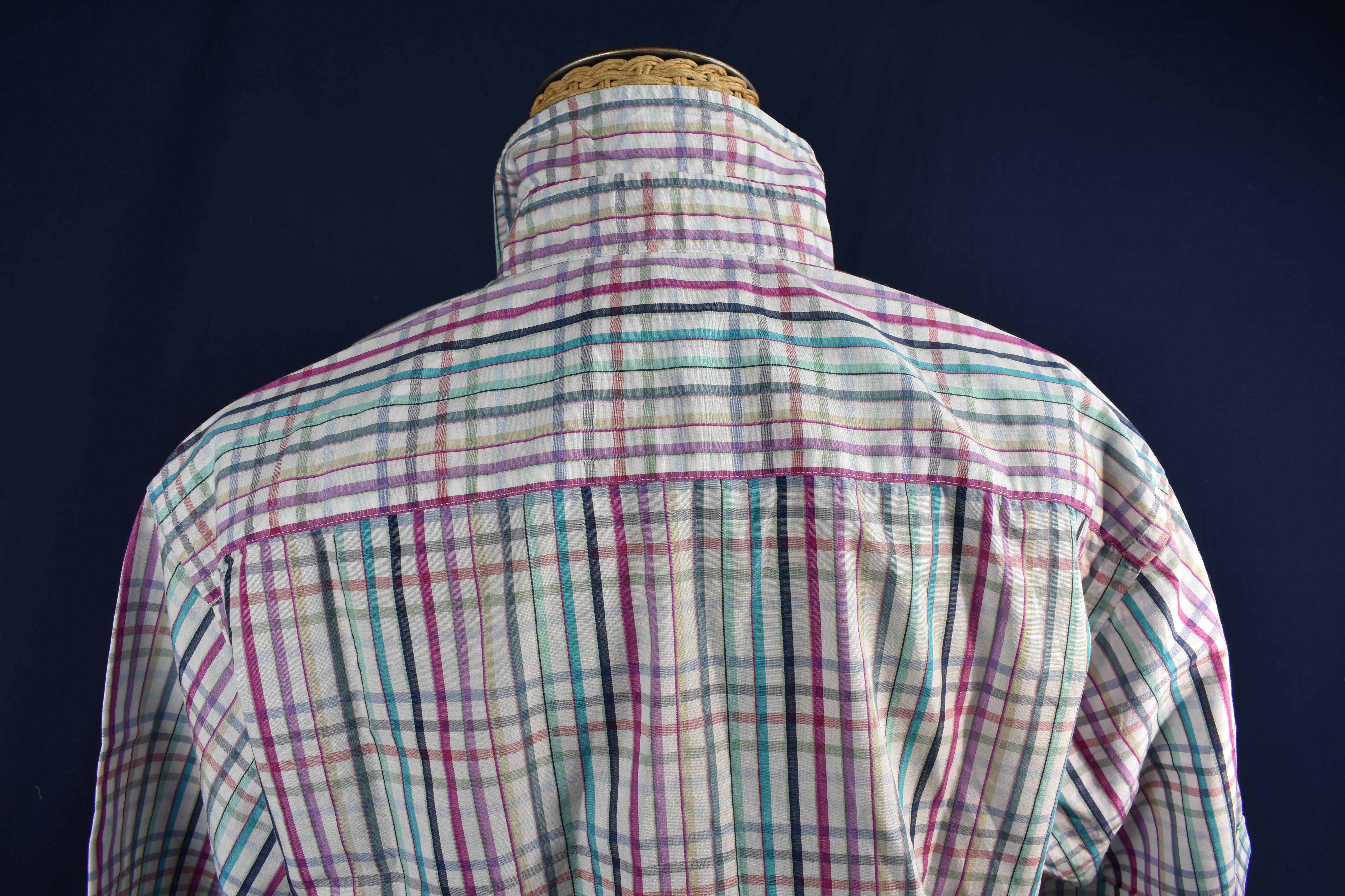 Chemisette Pierre CARDIN, taille M (3) multicolore État correct - Vue 3 - 