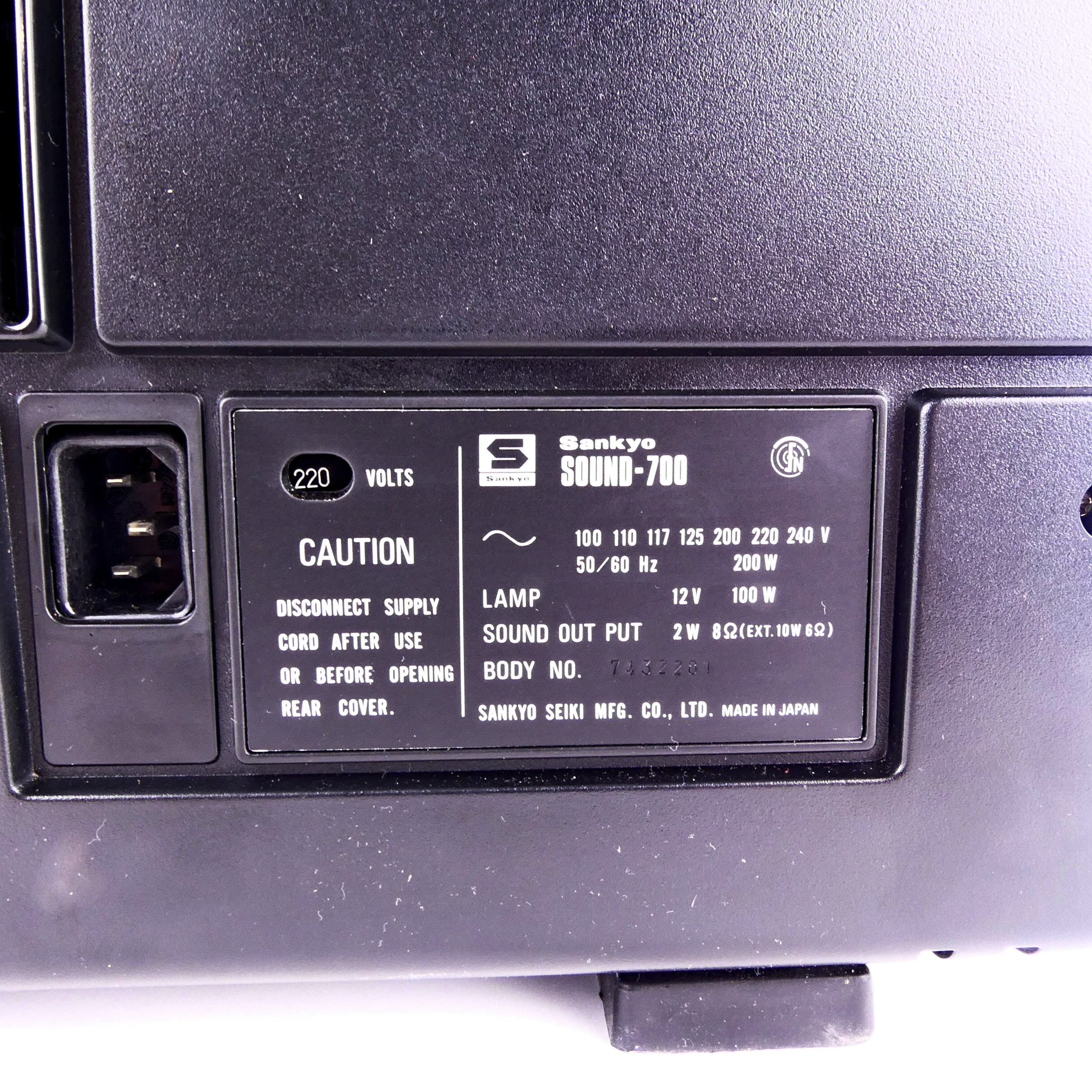 Sankyo Sound 700 Super 8 et Single 8 Fonctionne (ampoule À Changer